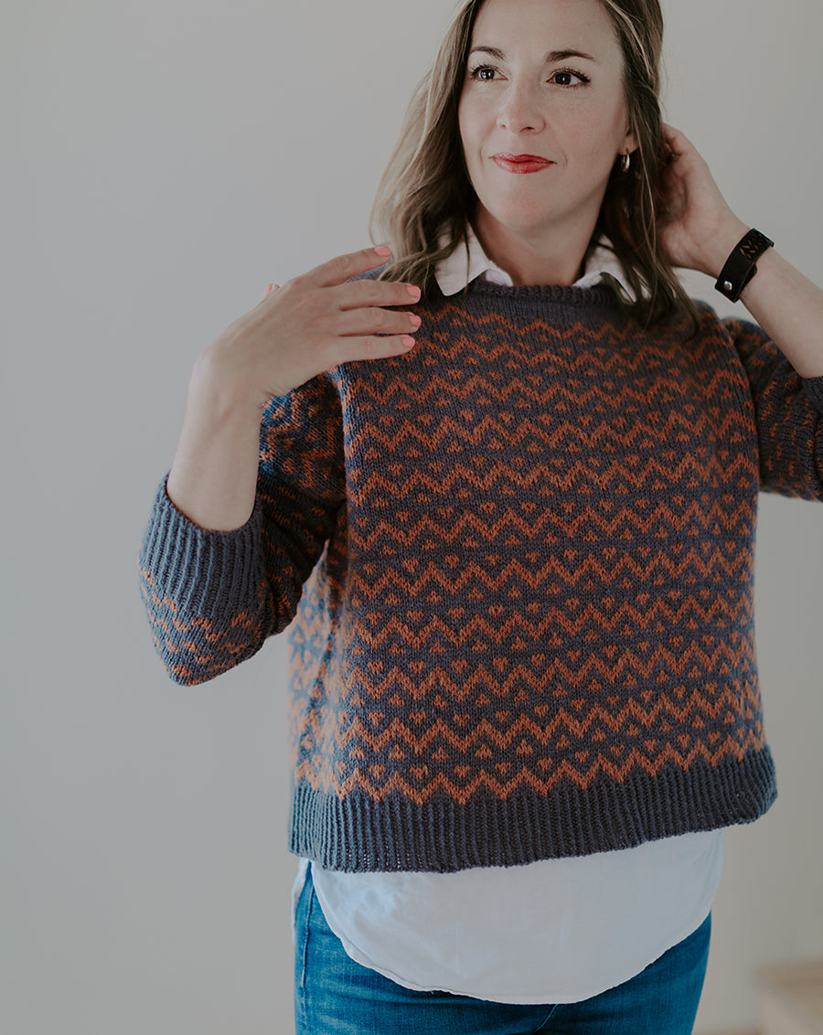 CHEVV: 4 COLOR CROP - by Kate Oates – North Bay Fiber