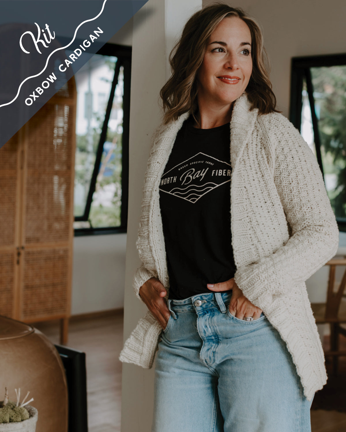 Oxbow Cardigan Kit - by Andrea Mowry – North Bay Fiber