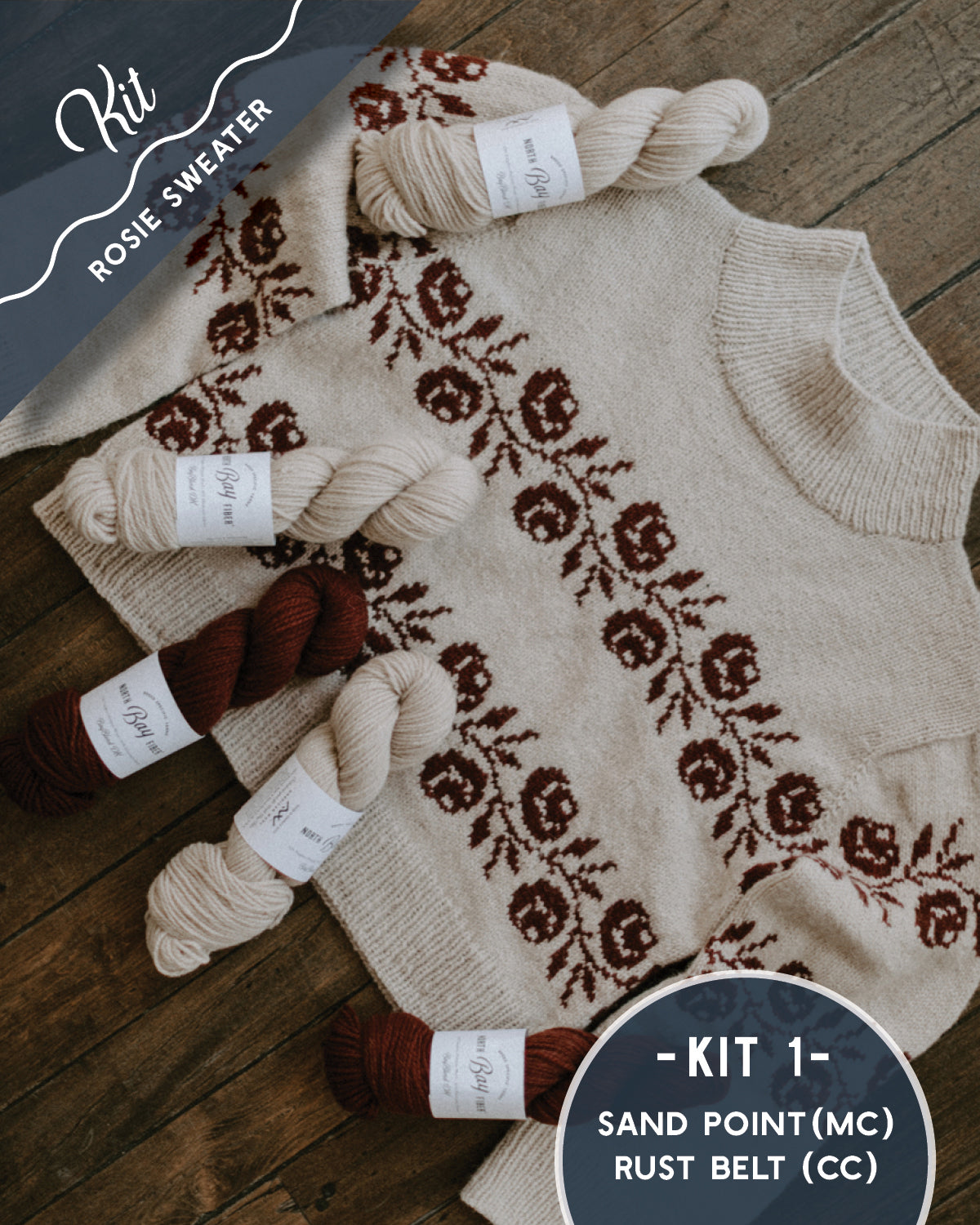 The Rosie Sweater Kit - by Le Knit – North Bay Fiber
