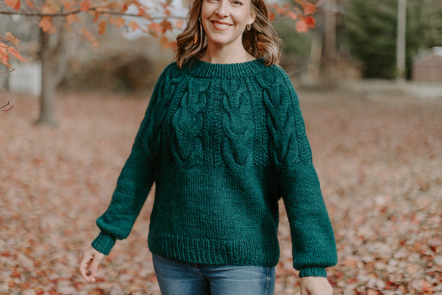 Snowy Forest Sweater Kit - by Midori Hirose – North Bay Fiber